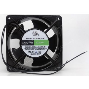 DELIXI G12038HA2BL G12038HA2SL 220V 0.14A 21W 2wires Cooling Fan