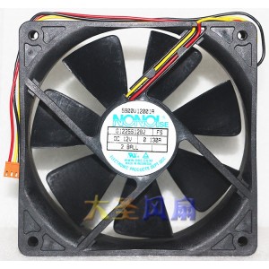 NONOI G1225S12B2 G1225S12B2FS 12V 0.13A 3wires Cooling Fan