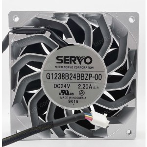 SERVO G1238B24BBZP-00 24V 2.2A 4wires Cooling Fan