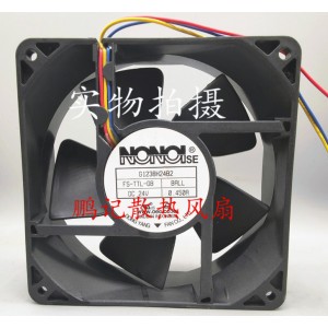NONOI G1238H24B2 24V 0.450A 3wires Cooling Fan