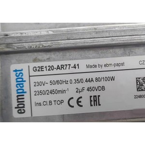 Ebmpapst G2E120-AR77-41 230V 0.35/0.44A 80/100W Cooling Fan