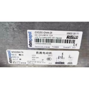 Ebmpapst G3G250-GN44-28 M3G084-FA 230V 860W Cooling Fan