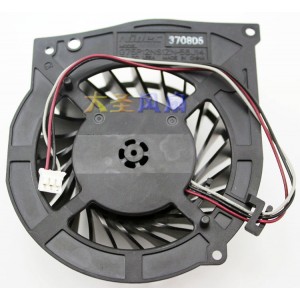 NIDEC G75P12NS1ZN-56J14 12V 1.65A 3wires Cooling Fan 