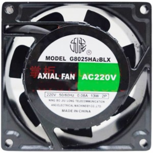 BQ G8025-HA2BLX 220V 0.08A 13W 2wires Cooling Fan