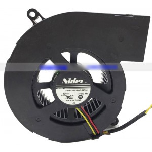 NIDEC G80S12MS1AAZ-52T64 12V 0.37A 3wires Cooling Fan
