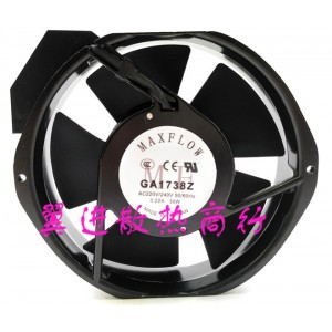 MAXFLOW GA1738Z 220/240V 0.22A 30W Cooling Fan