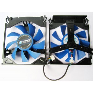 APISTEK GA828B2H-PFTB 12V 0.35A 4wires Cooling Fan