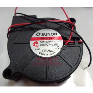 Sunon GB1205PHVX-8AY 12V 2W 2wires Cooling Fan