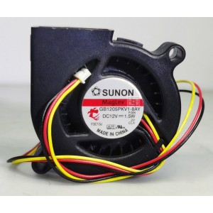 Sunon GB1205PKV1-8AY F.GN 12V 1.5W 3wires Cooling Fan - Picture need