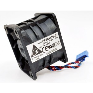 DELTA GFB0412SHE-F00 12V 0.68A 6wires Cooling Fan