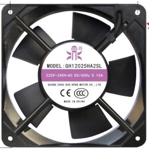 JiuLong GH12025A2SL 230-400V 0.1A Cooling Fan