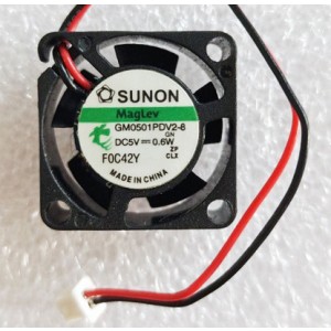 SUNON GM0501PDV2-8 5V 0.6W 2wires Cooling Fan