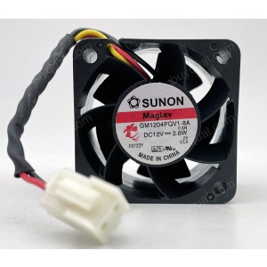 SUNON GM1204PQV1-8A 12V 2.8W 3wires 2wires Cooling Fan - New