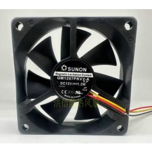 SUNON GM1207PKV2-A 12V 1.2W 3wires cooling fan