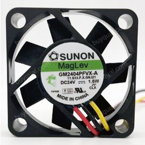 SUNON GM2404PFVX-A 24V 1.6W 3wires Cooling Fan 