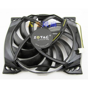 ZOTAC GTS250F1VB 12V 0.15A 2wires Cooling Fan