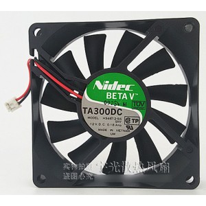 Nidec TA300DC H34612-55 12V 0.18A 2wires Cooling Fan
