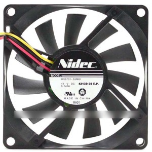 Nidec H35731-55MEI 12V 0.045A 3 wires Cooling Fan