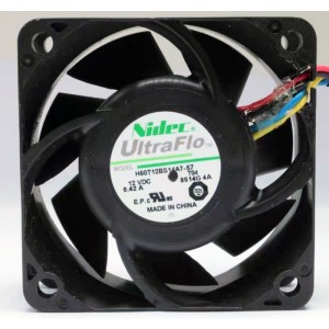 Nidec H60T12BS14A7-57 12V 0.42A 4wires Cooling Fan 