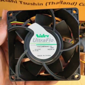 Nidec H92C24BS6AA7-53 24V 0.19A 3wires cooling fan