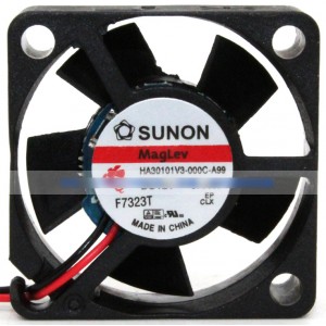 SUNON HA30101V3-000C-A99 HA30101V3-000U-A99 12V 0.44W 2wires Cooling Fan 