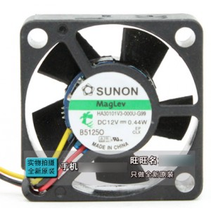 SUNON HA30101V3-000U-G99 HA30101V3-0000-G99 12V 0.44W 2wires 3wires Cooling Fan 