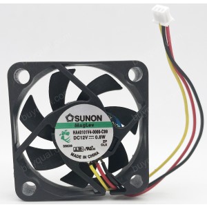 SUNON HA40101V4-0000-C99 12V 0.8W 3wires Cooling Fan