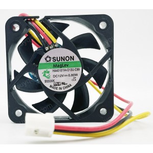 SUNON HA40101V4-D13U-C99 12V 0.8W 3wires cooling fan