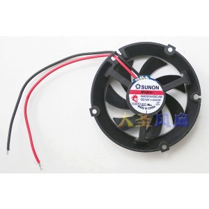SUNON HA40101V4-E03C-A99 12V 0.51W 2wires Cooling Fan