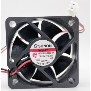 SUNON HA50151V4-000C-999 12V 0.5W 2wires Cooling Fan