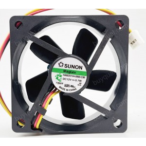 SUNON HA60251V4-0000-C99 12V 0.7W 3wires Cooling Fan