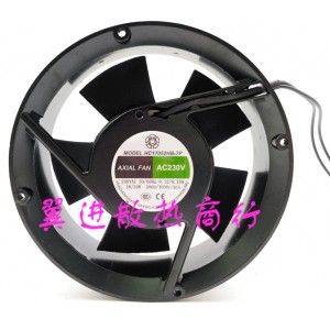 BQ HC17052HB27P 230V 0.12/0.15A 28/30W 2wires Cooling Fan