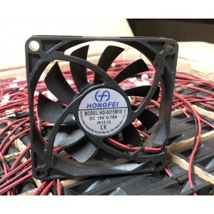 HONGFEI HD-8015M18 18V 0.18A 2wires Cooling Fan