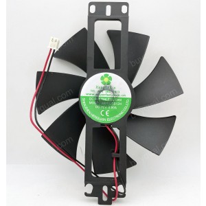 HengLiXin HD1225S12H 12V 0.50A 2wires Cooling Fan 