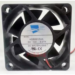 HXH HDB0612UA 12V 0.27A 2wires Cooling Fan