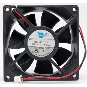 HXH HDH0812HA 12V 0.23A 2wires Cooling Fan 