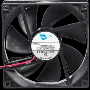 HXH HDH0912UA 12V 0.30A 2wires Cooling Fan 