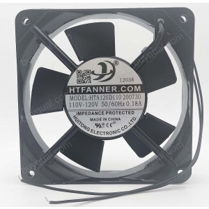 HUITONG HTA120D110 200730 110-120V 0.18A 2wires Cooling Fan 