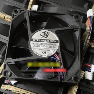 HTFANNER.COM HTD0825D12H 12V 0.43A 3wires Cooling Fan 