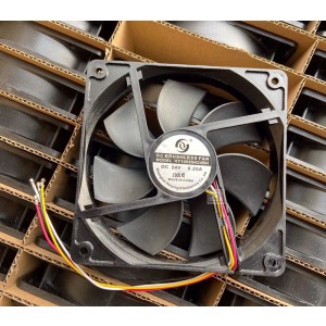 HUIYING HY12025H24BH 24V 0.25A 4wires Cooling Fan 