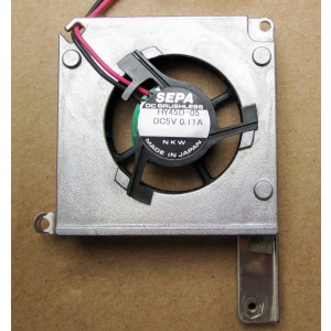 SEPA HY45D-05 5V 0.11A 2wires Cooling Fan