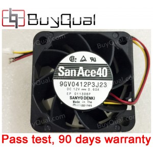 Sanyo 9GV0412P3J23 12V 0.6A 4wires Cooling Fan
