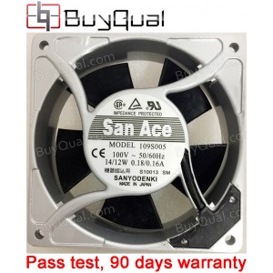 Sanyo 109S005 100V 0.18/0.16A 14/12W 2wires Cooling Fan