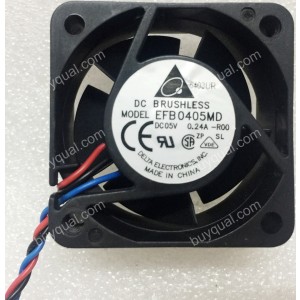 DELTA EFB0405MD 5V 0.24A 2wires 3wires Cooling Fan