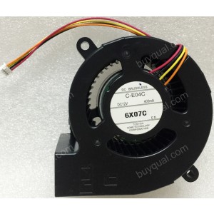 TOSHIBA C-E04C 12V 400mA 4wires Cooling Fan