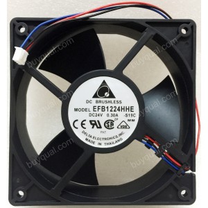 DELTA EFB1224HHE 24V 0.30A 3wires Cooling Fan - Picture need