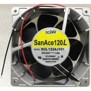 Sanyo 9GL1224J101 24V 1A 2wires Cooling Fan