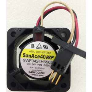 SANYO 9WF0424H6503 24V 0.09A 3wires cooling fan