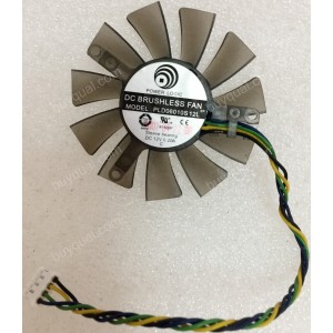 Power Logic PLD06010S12L 12V 0.2A 4wires Cooling Fan
