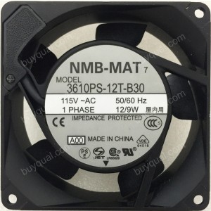 NMB 3610PS-12T-B30 115V 12/9W Cooling Fan